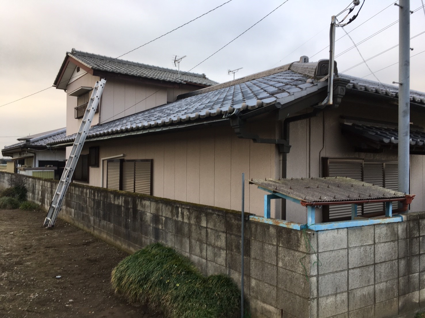 前橋市へ銅製の雨樋交換のお見積りにお伺いしました