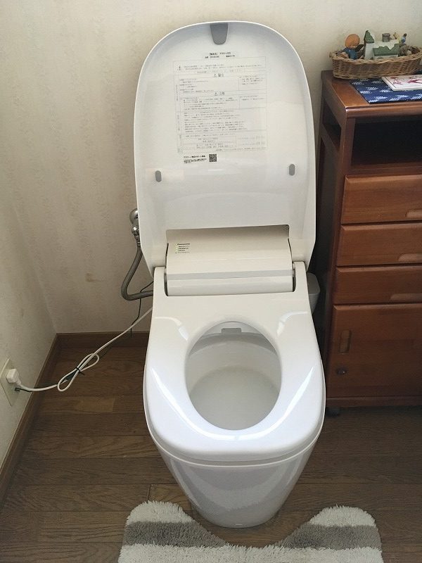 前橋市にてトイレ交換工事を行いました！（Panasonic　アラウーノSⅡ） – ミヤケンリフォーム