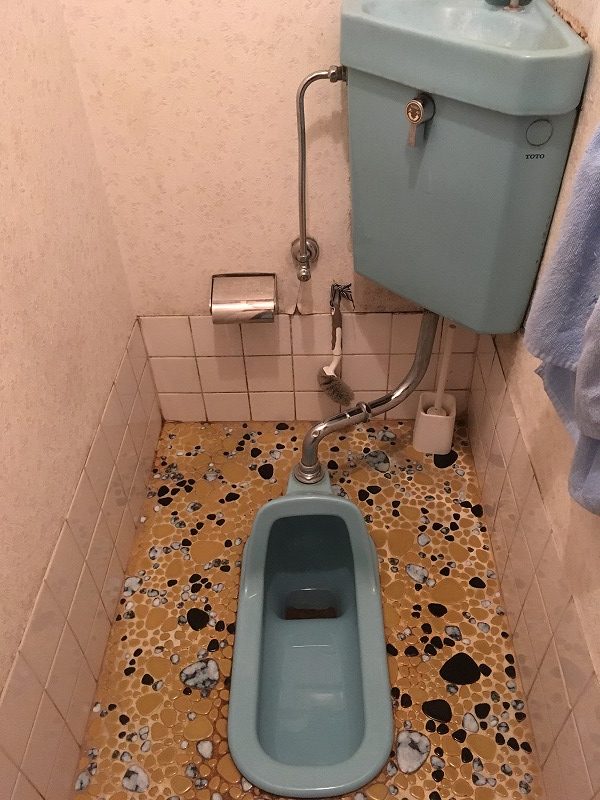 和式トイレから洋式トイレの現場調査にお伺いしました。 – ミヤケンリフォーム