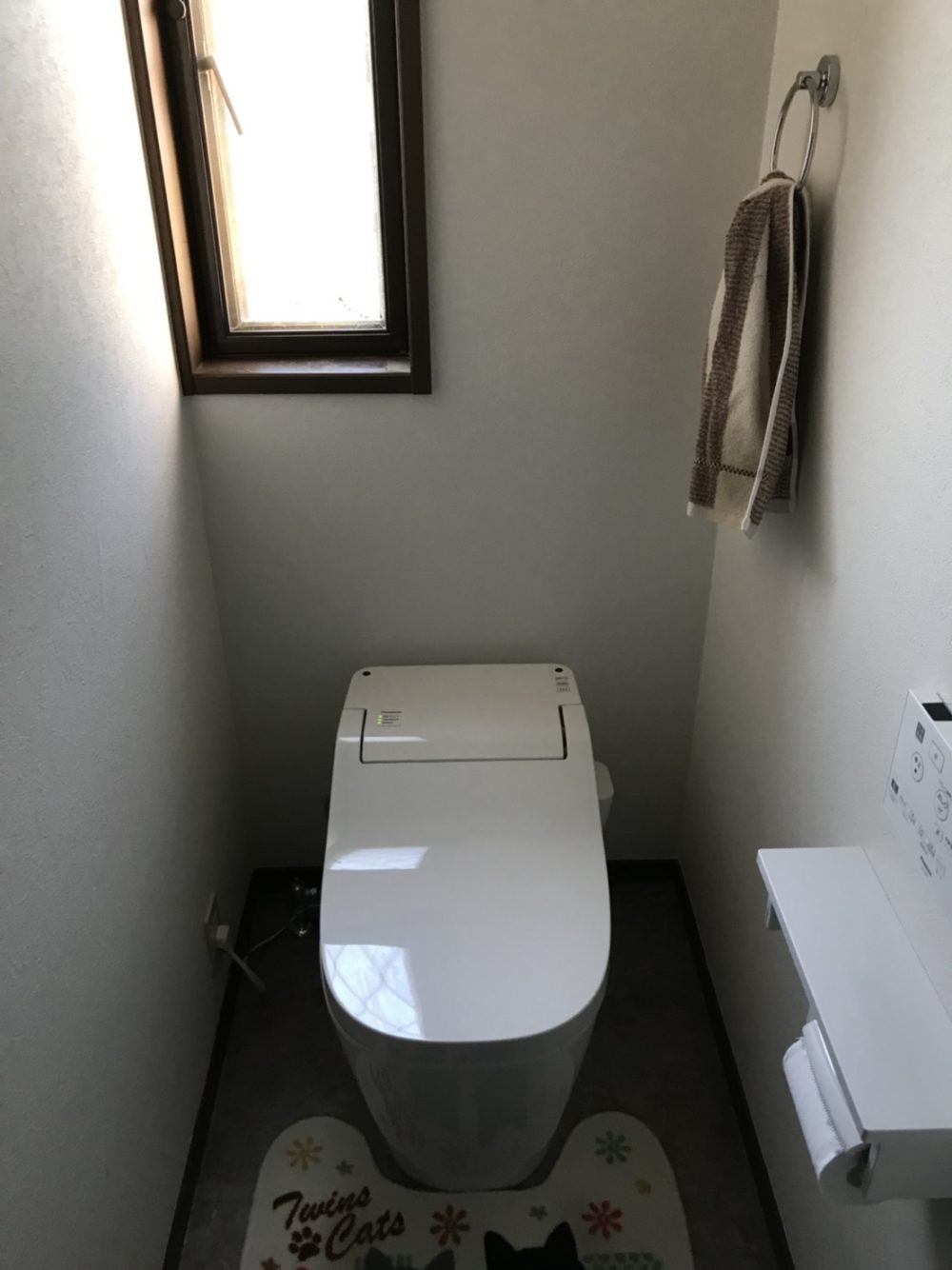 前橋市にてトイレ工事が完工しました(アラウーノ)
