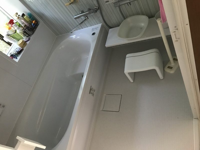 伊勢崎市にて浴槽の位置を変更して快適なお風呂に✨タイルからユニットバスへの交換工事を行いました – ミヤケンリフォーム