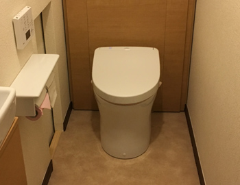 吾妻郡中之条Ｔ様　TOTO レストパル トイレ交換工事