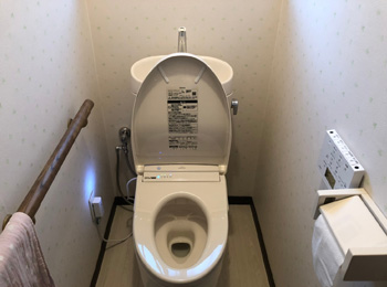 前橋市富士見町Ｏ様　TOTO アプリコット トイレ交換工事