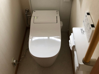 伊勢崎市連取町Ｔ様　Panasonic アラウーノ トイレ交換工事