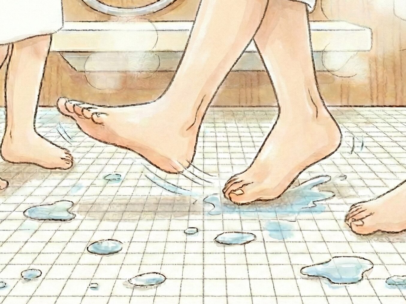 キレイｻｰﾓフロア 滑りにくい ミヤケン リフォーム お風呂