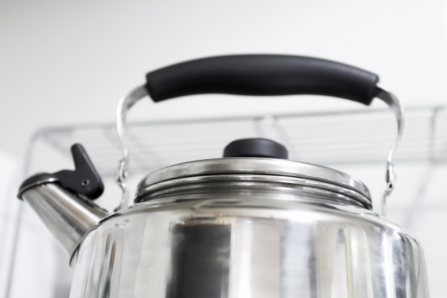 ぬるま湯をかける