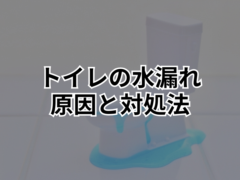 【2025年最新版】トイレの床から水漏れ発生！放置すると危険な原因と修理のポイント
