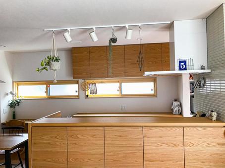 木材 キッチンカウンター