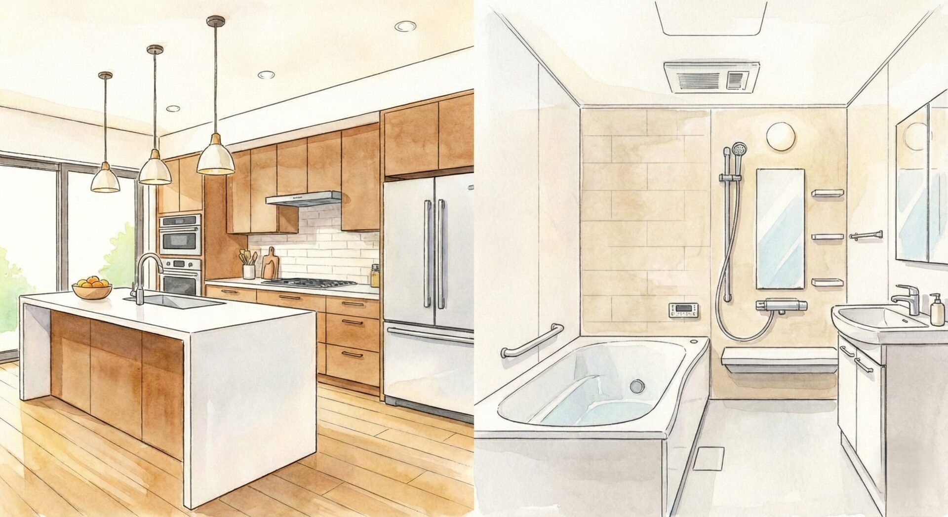 キッチン お風呂 ユニットバス ミヤケン リフォーム